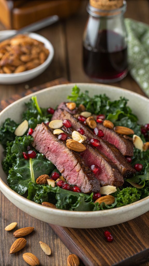 beef and kale combination