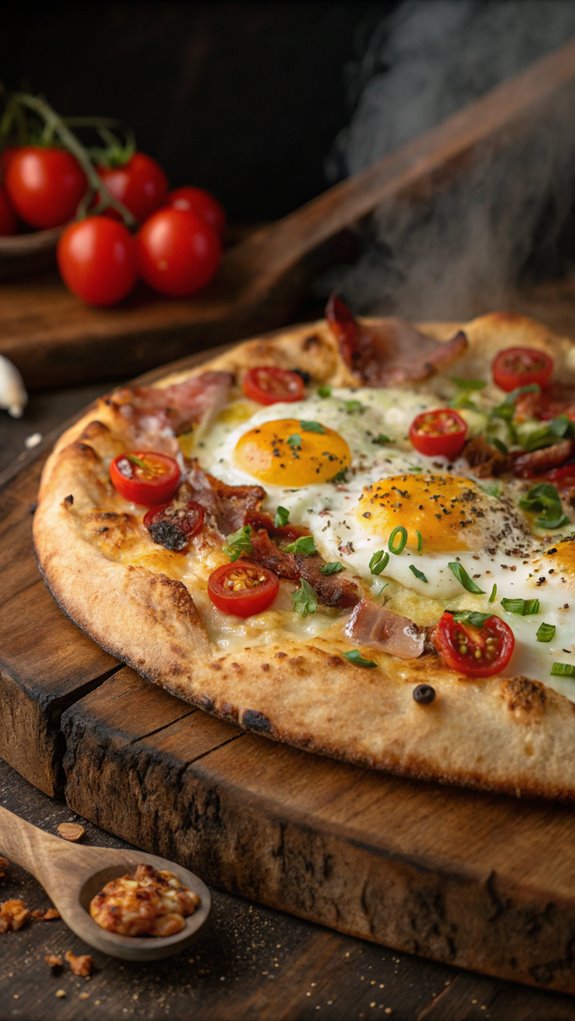 breakfast pizza recipe delight