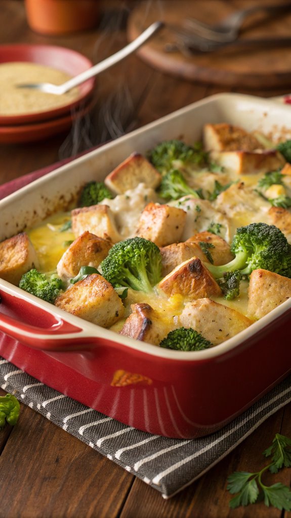 casserole with chicken and broccoli