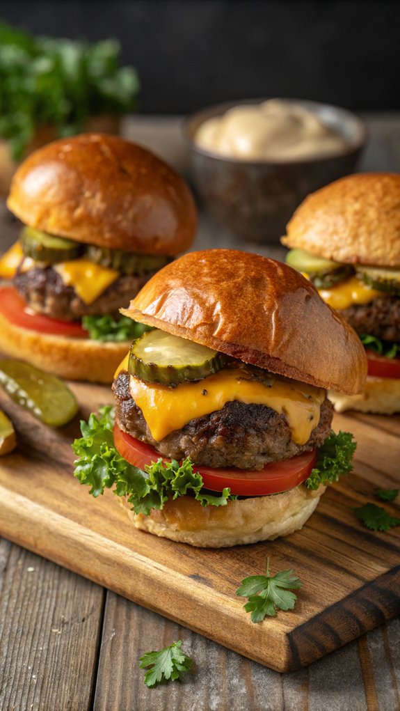 cheeseburger slider recipe instructions