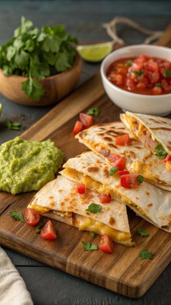 cheesy beef quesadillas recipe