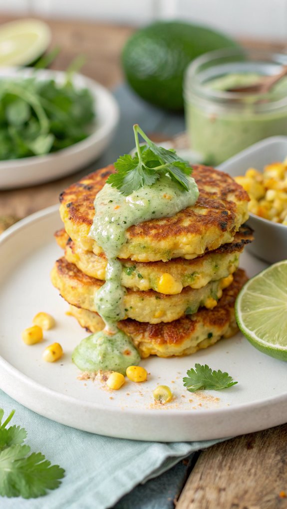 cheesy corn fritters recipe