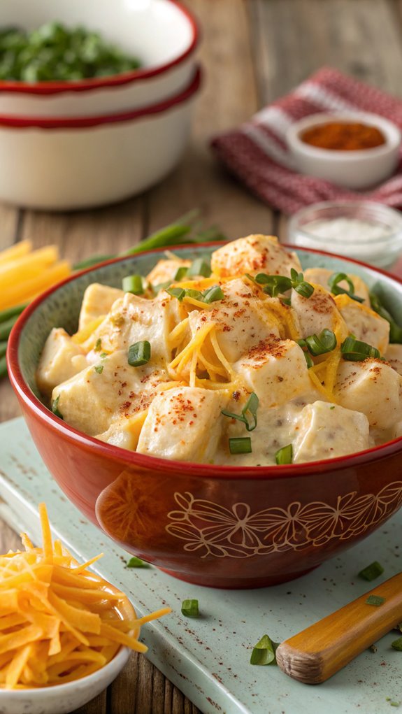 cheesy potato salad recipe