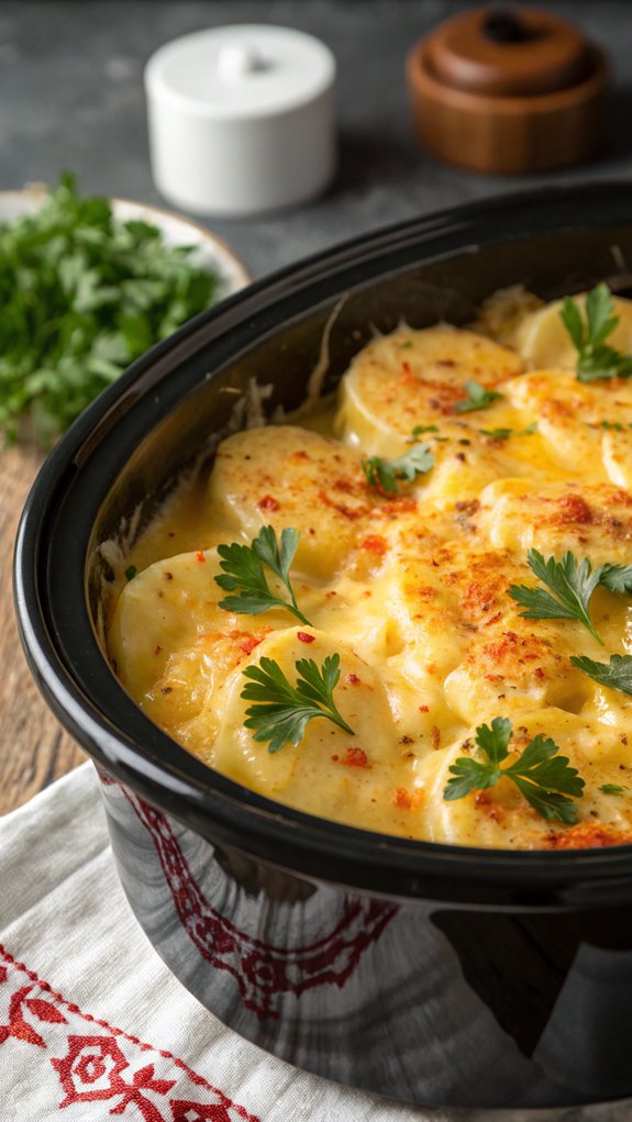 cheesy potatoes slow cooker