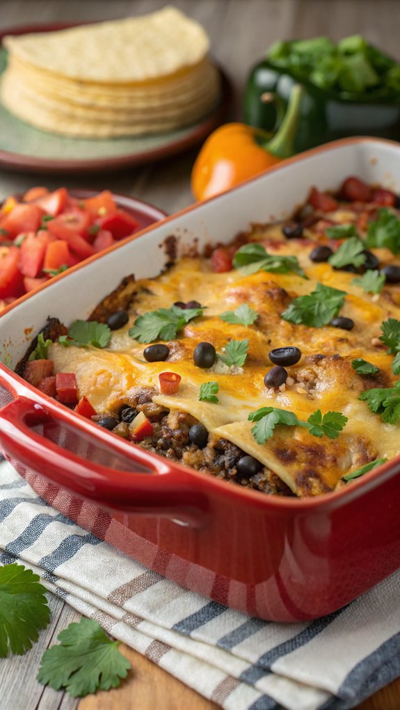 cheesy taco casserole recipe