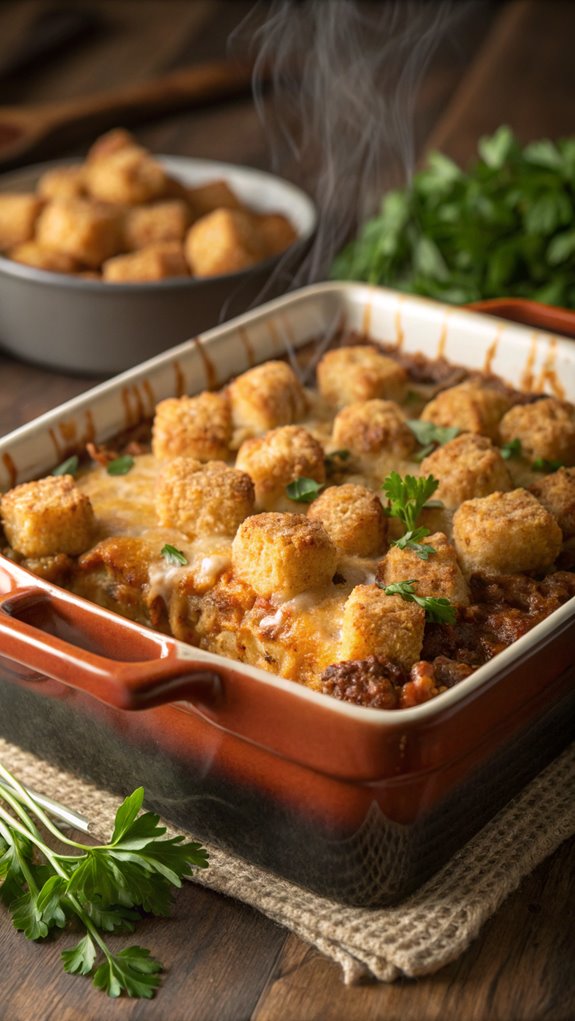 cheesy tater tot casserole