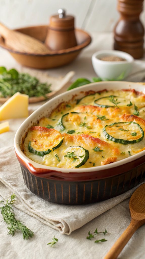 cheesy zucchini casserole recipe