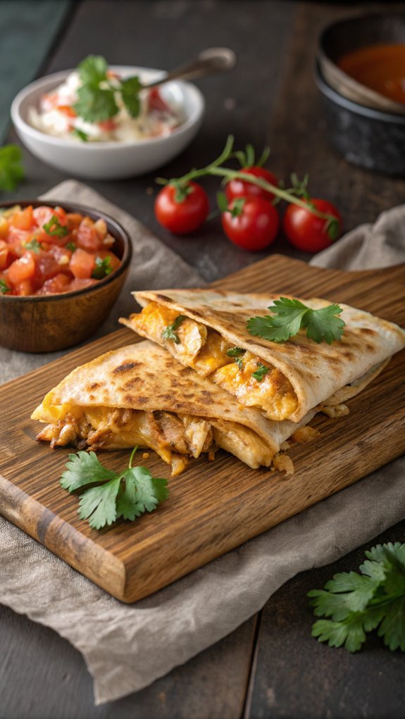 chicken cheese tortilla dish