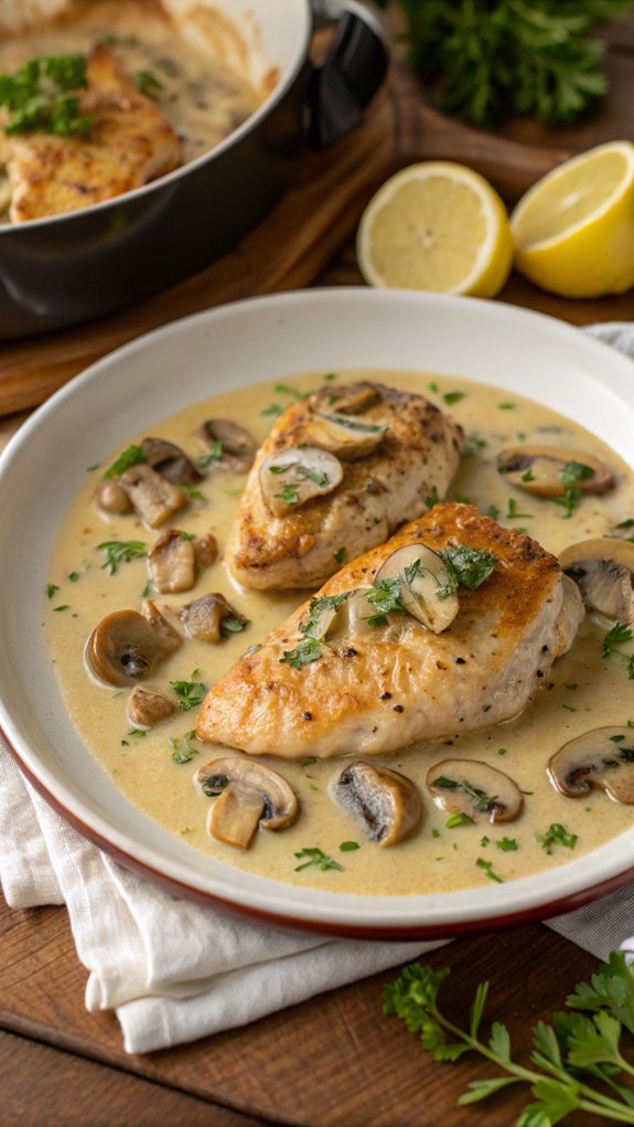 chicken diane creamy recipe