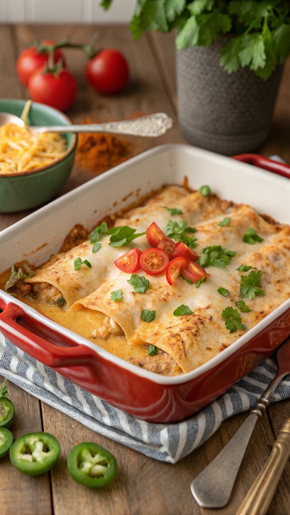 chicken enchiladas in soup