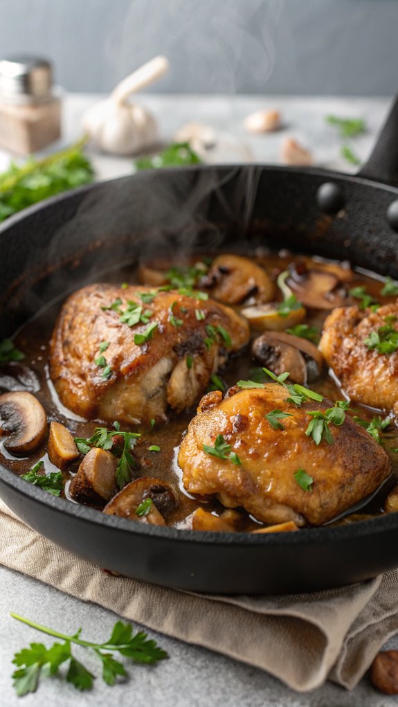 chicken in mushroom sauce