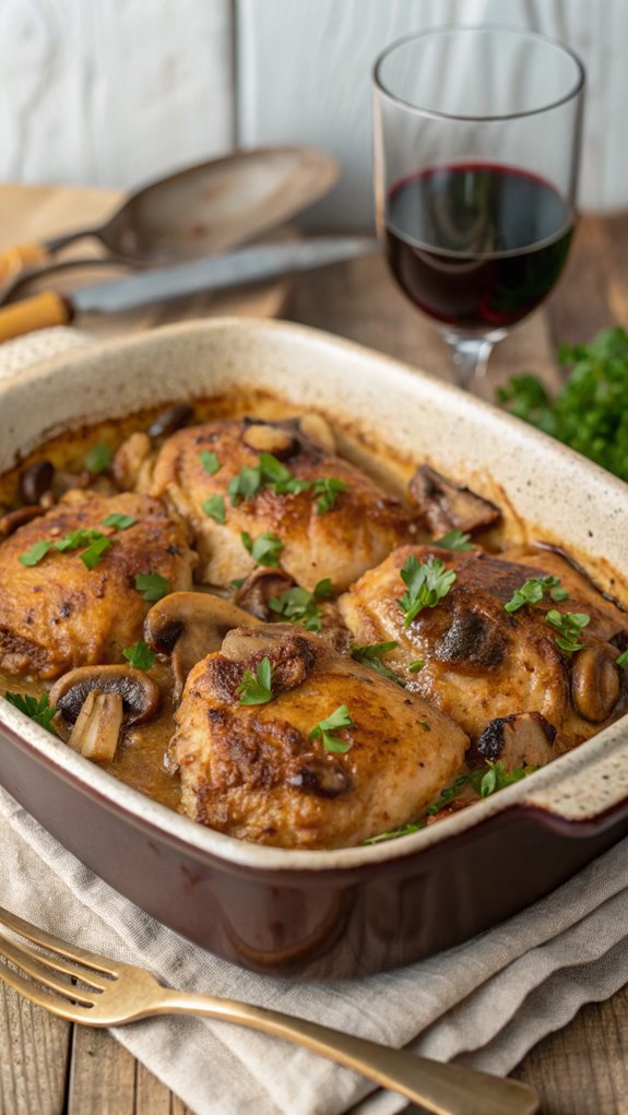 chicken marsala casserole dish