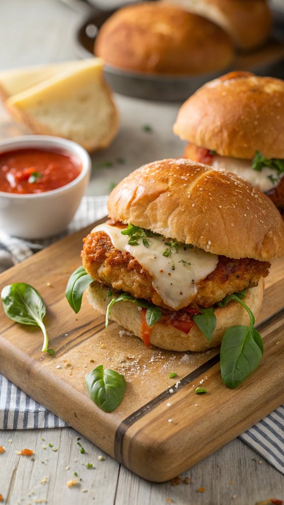 chicken parmesan slider recipe