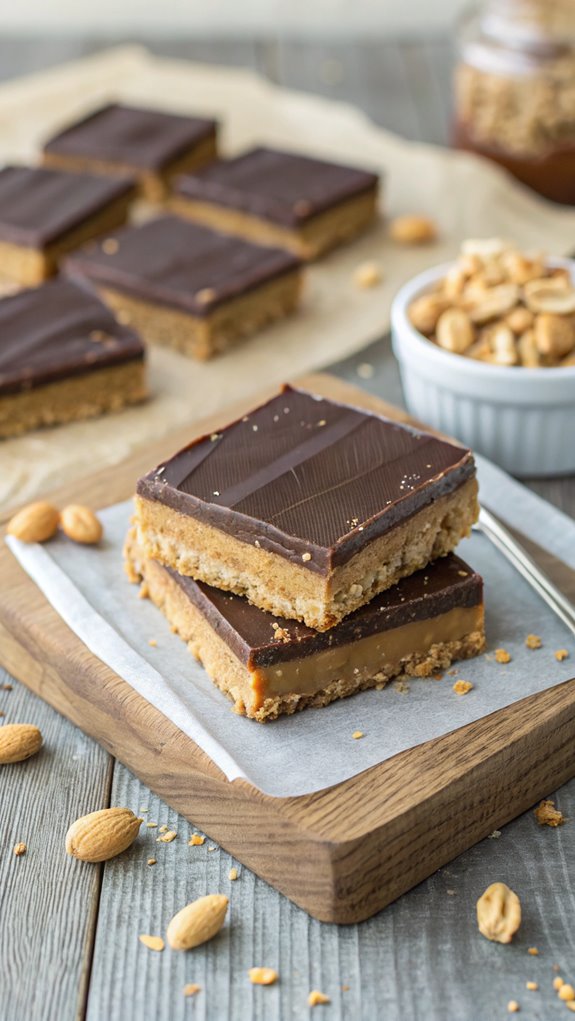 chocolate peanut butter bars