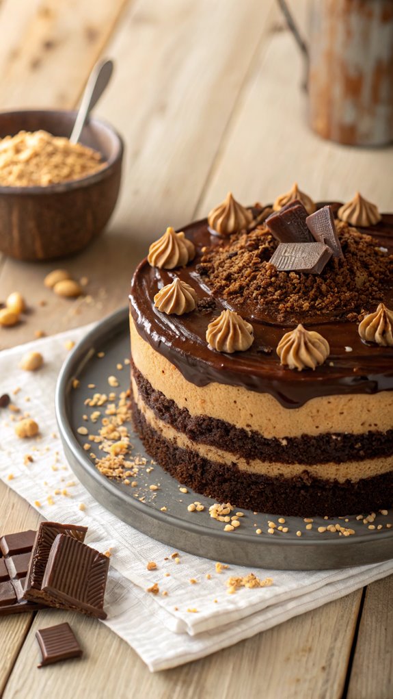 chocolate peanut butter cake