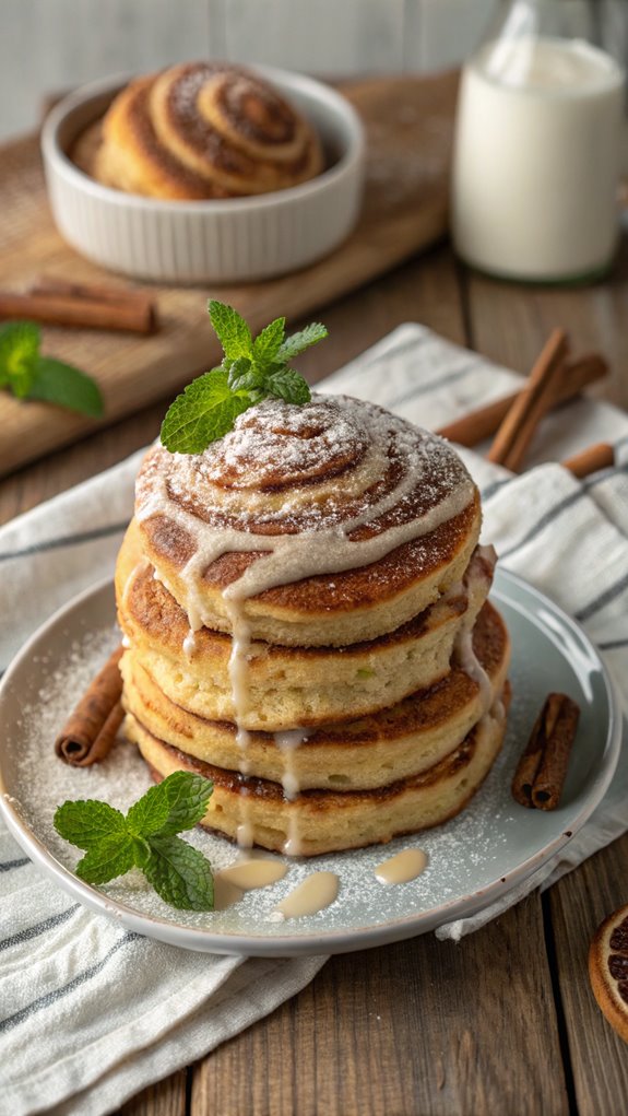 cinnamon roll pancake recipe