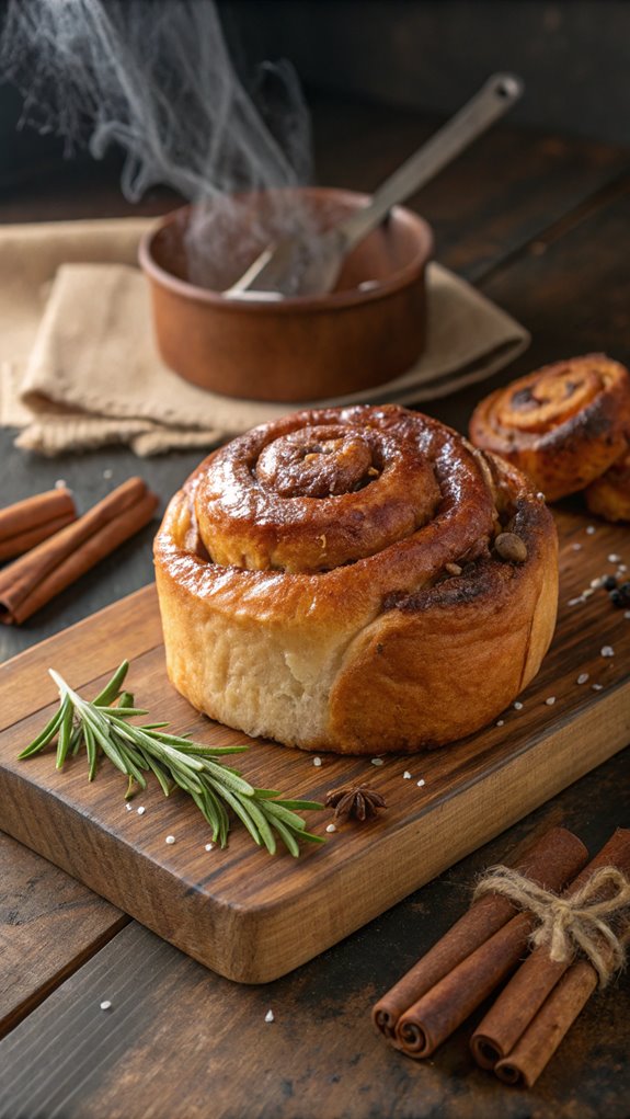 cinnamon swirled brioche bread