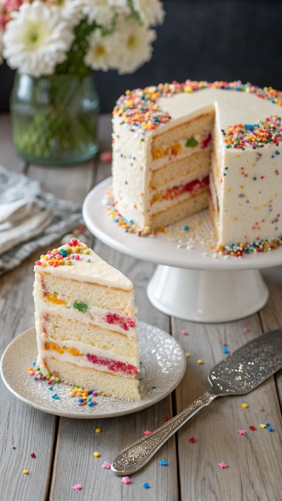 colorful celebration cake recipe