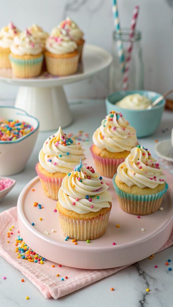 confetti sprinkle cupcake recipe