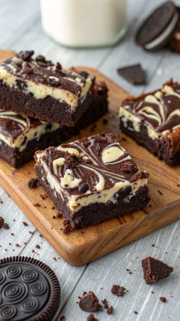 cookies and cream brownies