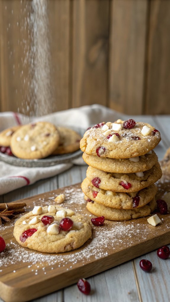 cranberry white chocolate cookies