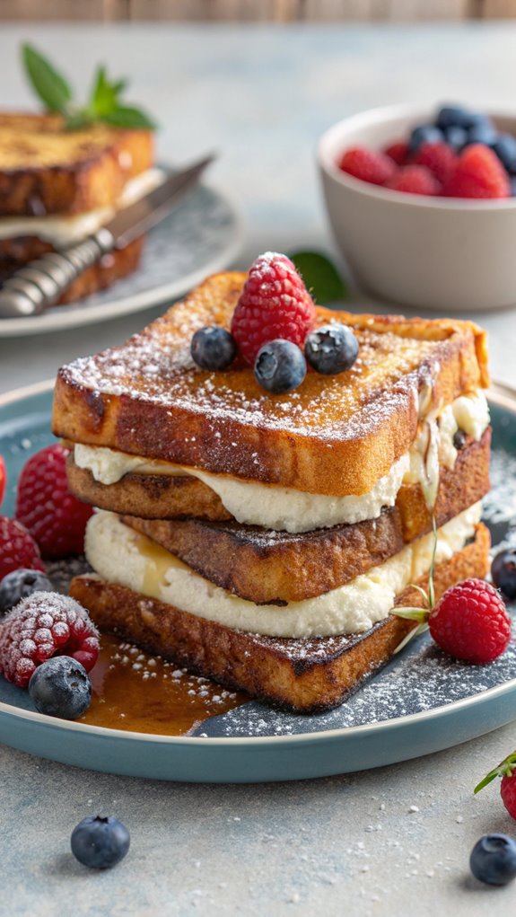 cream cheese stuffed french toast