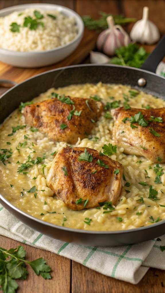 creamy chicken and rice