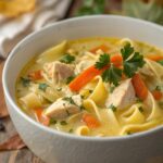 creamy chicken noodle soup