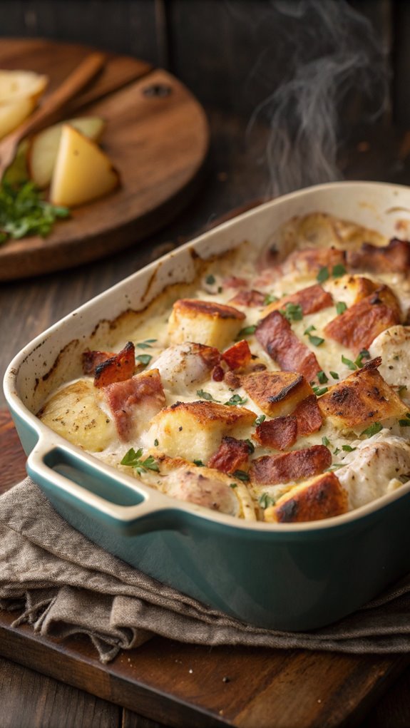 creamy chicken potato bake