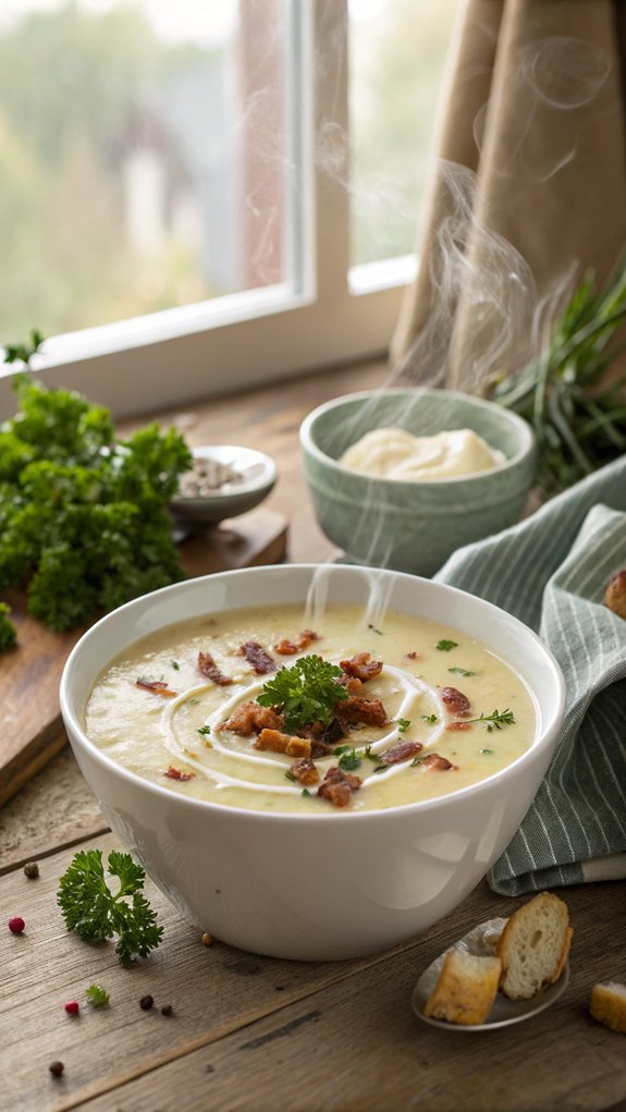 creamy comfort in bowl