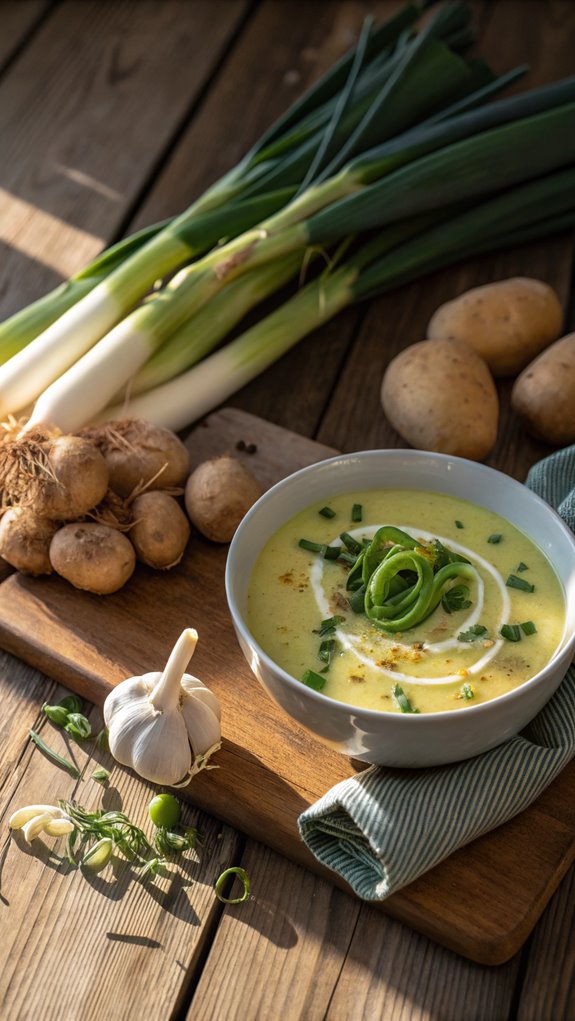 creamy potato leek soup