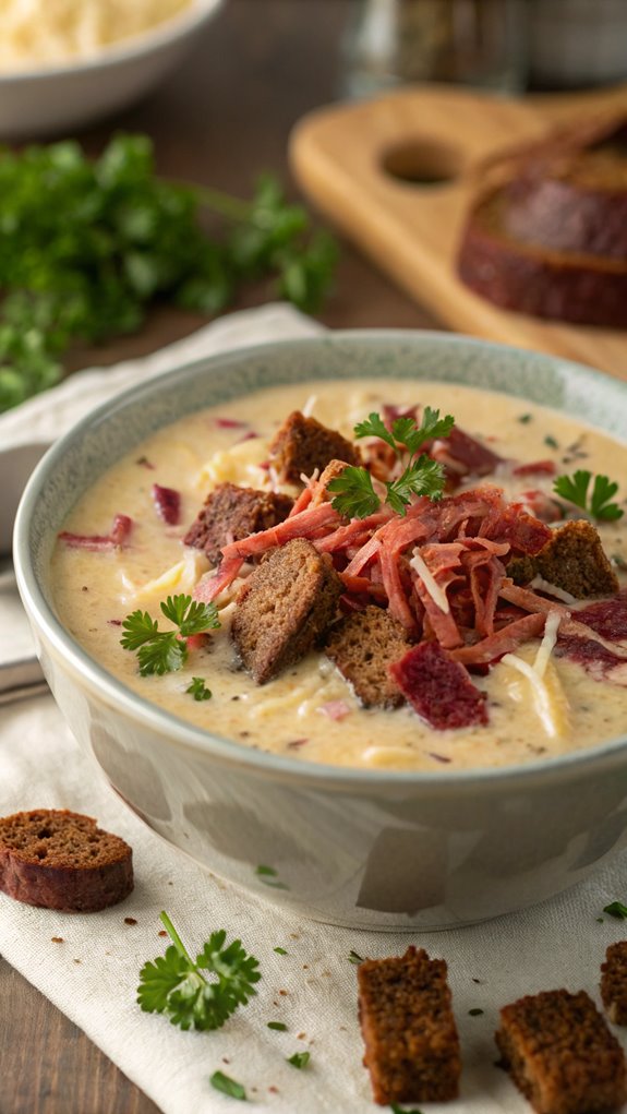 creamy reuben soup recipe