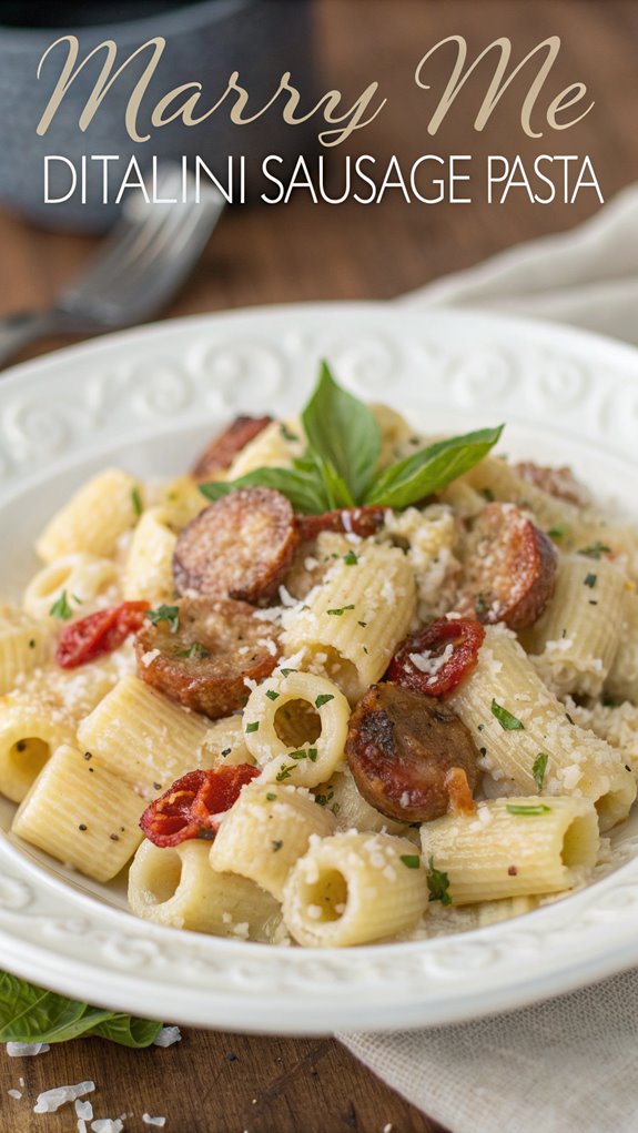 creamy sausage pasta recipe