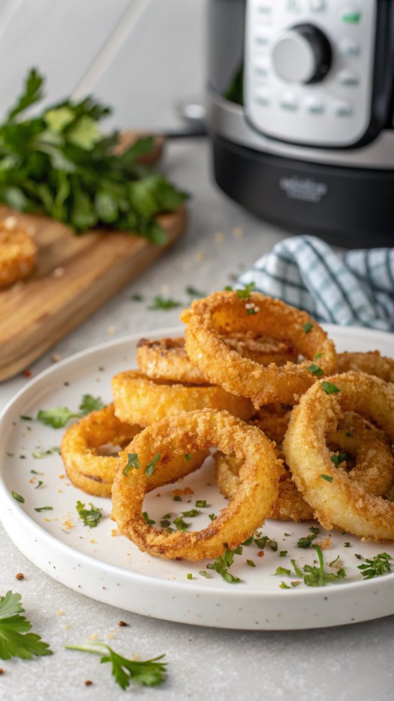 crispy air fryer onion rings