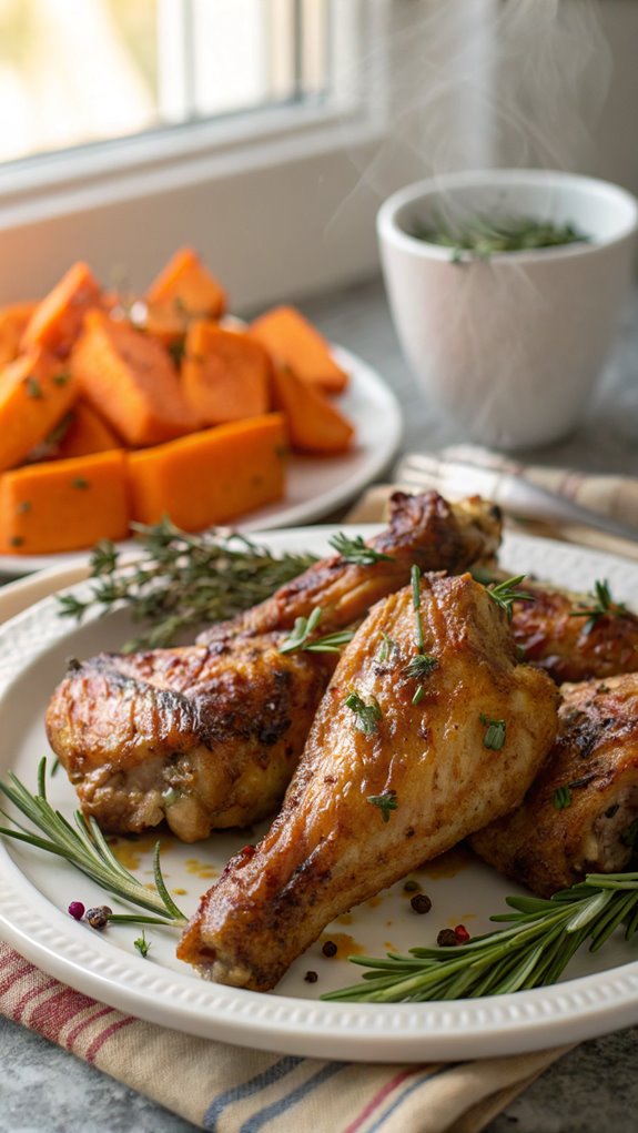 crispy air fryer turkey wings