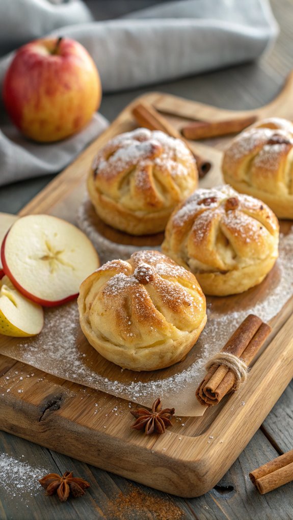 crispy apple pie treats