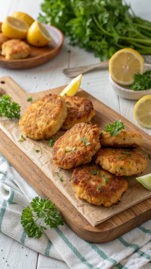 crispy chicken fritters recipe