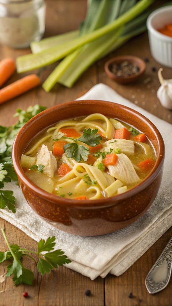 crockpot chicken noodle soup