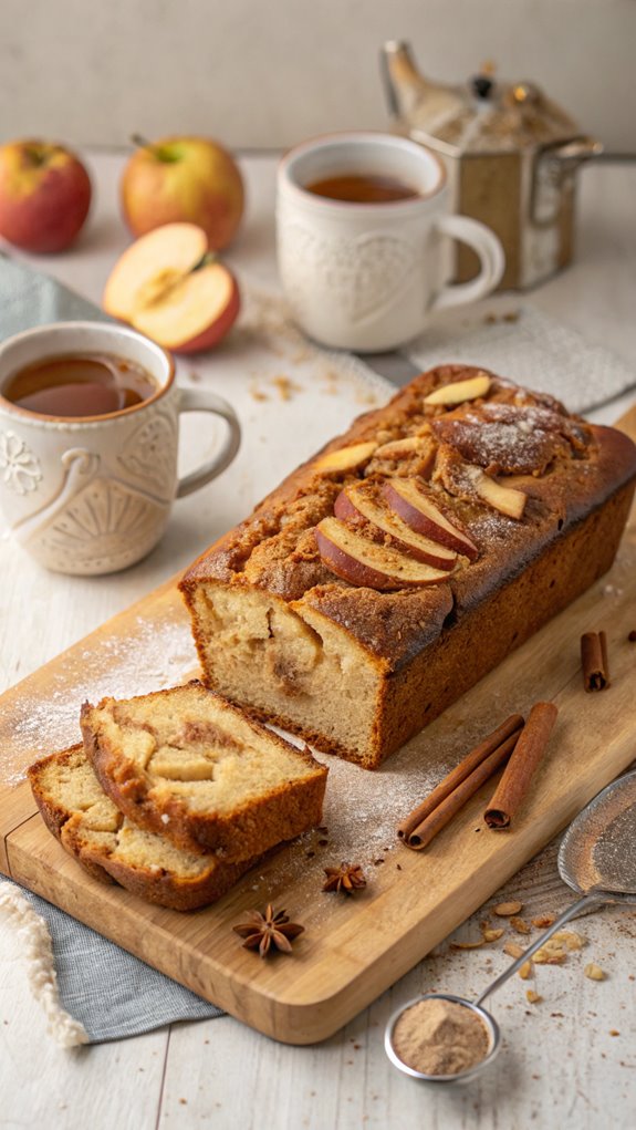 delicious apple cinnamon loaf