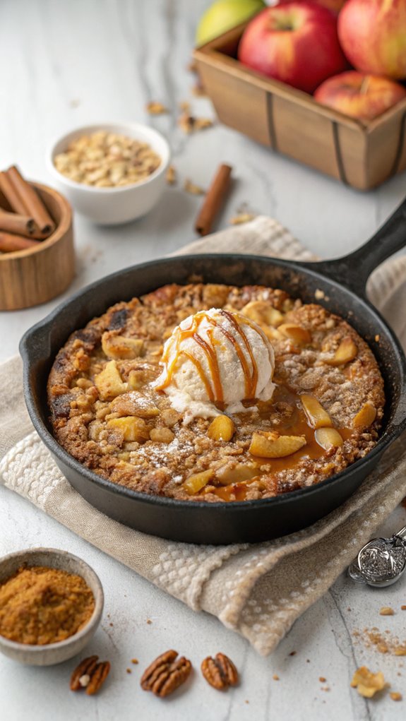 delicious baked oatmeal dessert