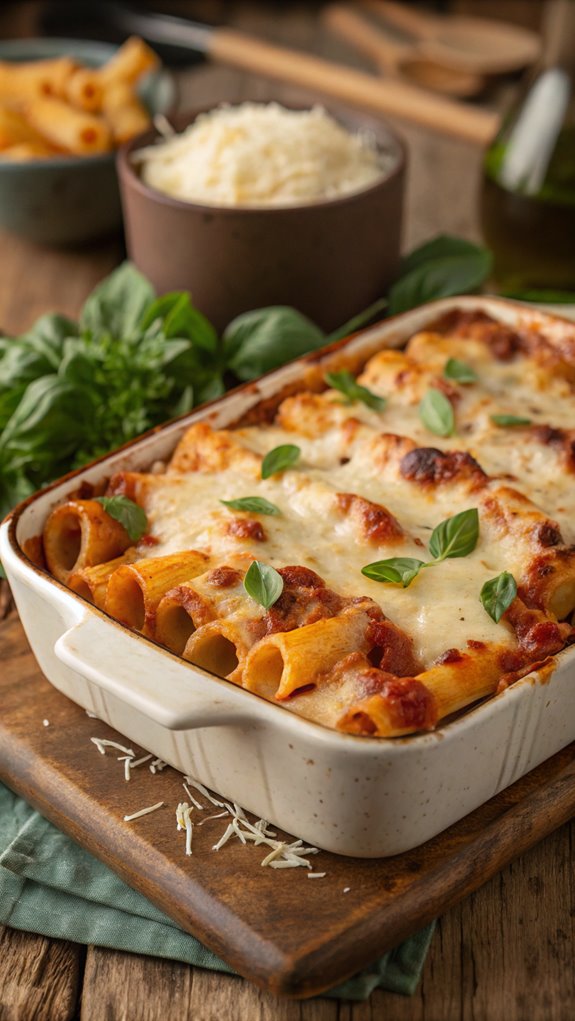 delicious baked ziti recipe