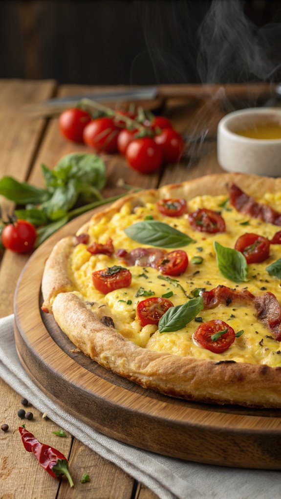 delicious breakfast pizza recipe