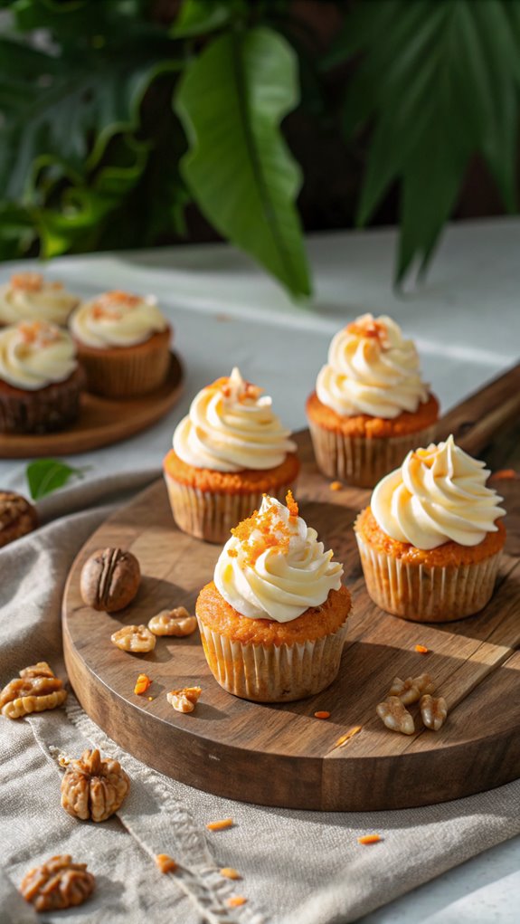 delicious carrot cake cupcakes