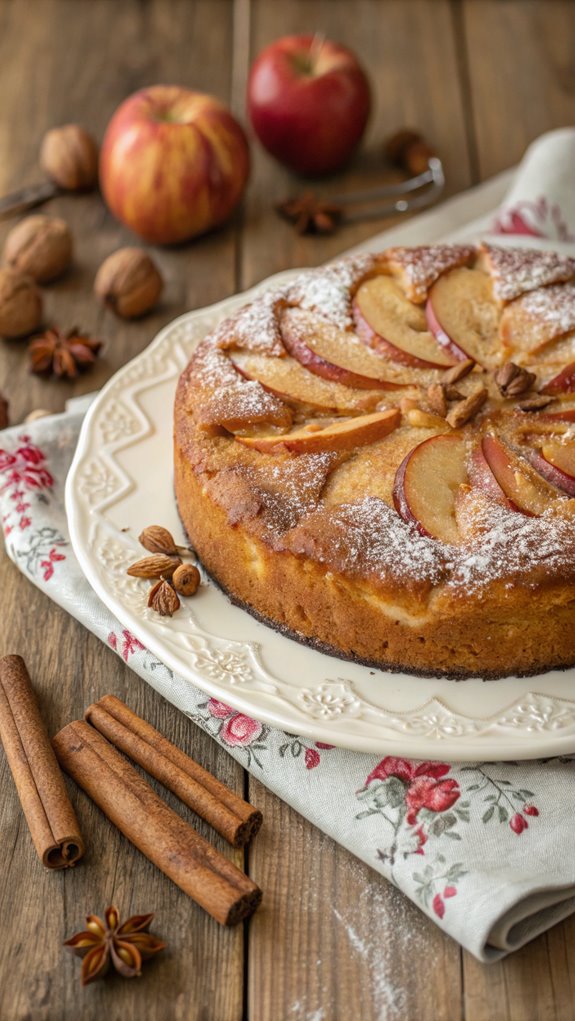 delicious homemade apple cake