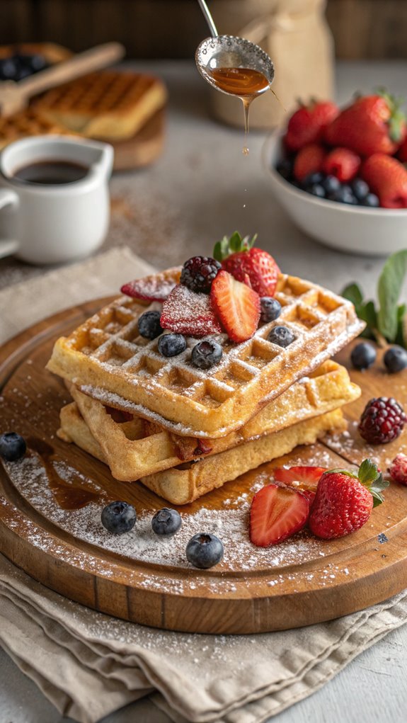 delicious homemade waffle recipe