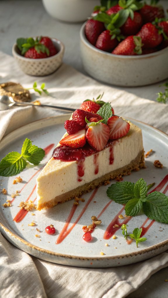 delicious strawberry cheesecake recipe