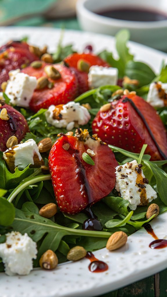 delicious strawberry feta salad