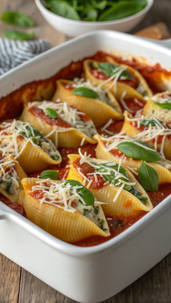 delicious stuffed pasta shells