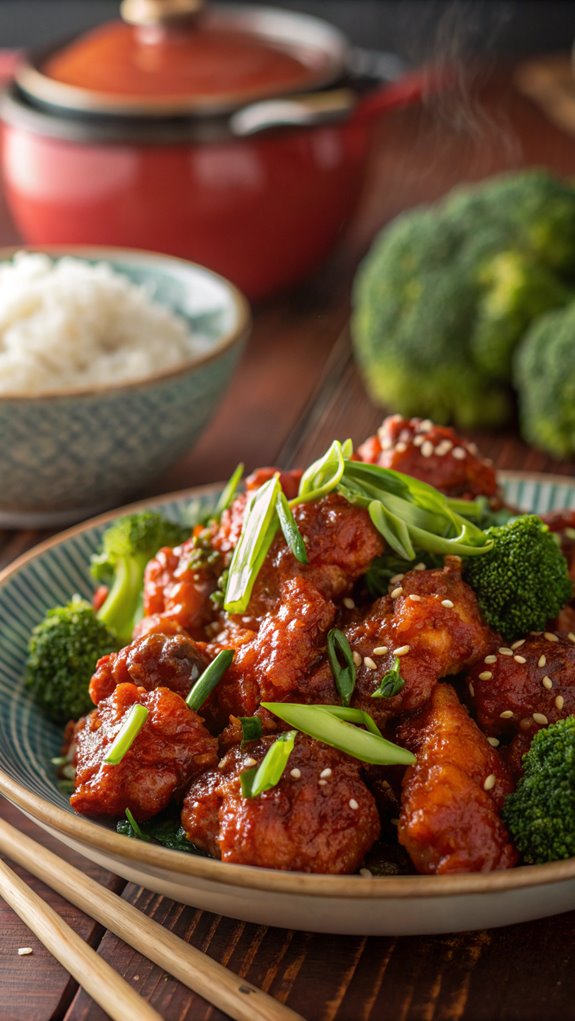 deliciously spicy chicken dish