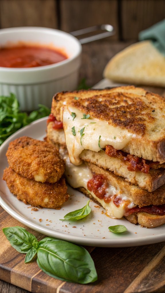 easy chicken parmesan sandwich